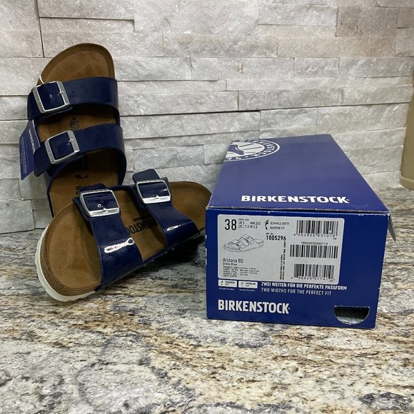Birkenstock Shoes - Birkenstock Sandals NIB NWT Arizona BS Size 7 Dress Blue